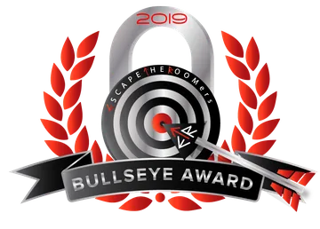 Escape the Roomers Bullseye Award 2019 badge