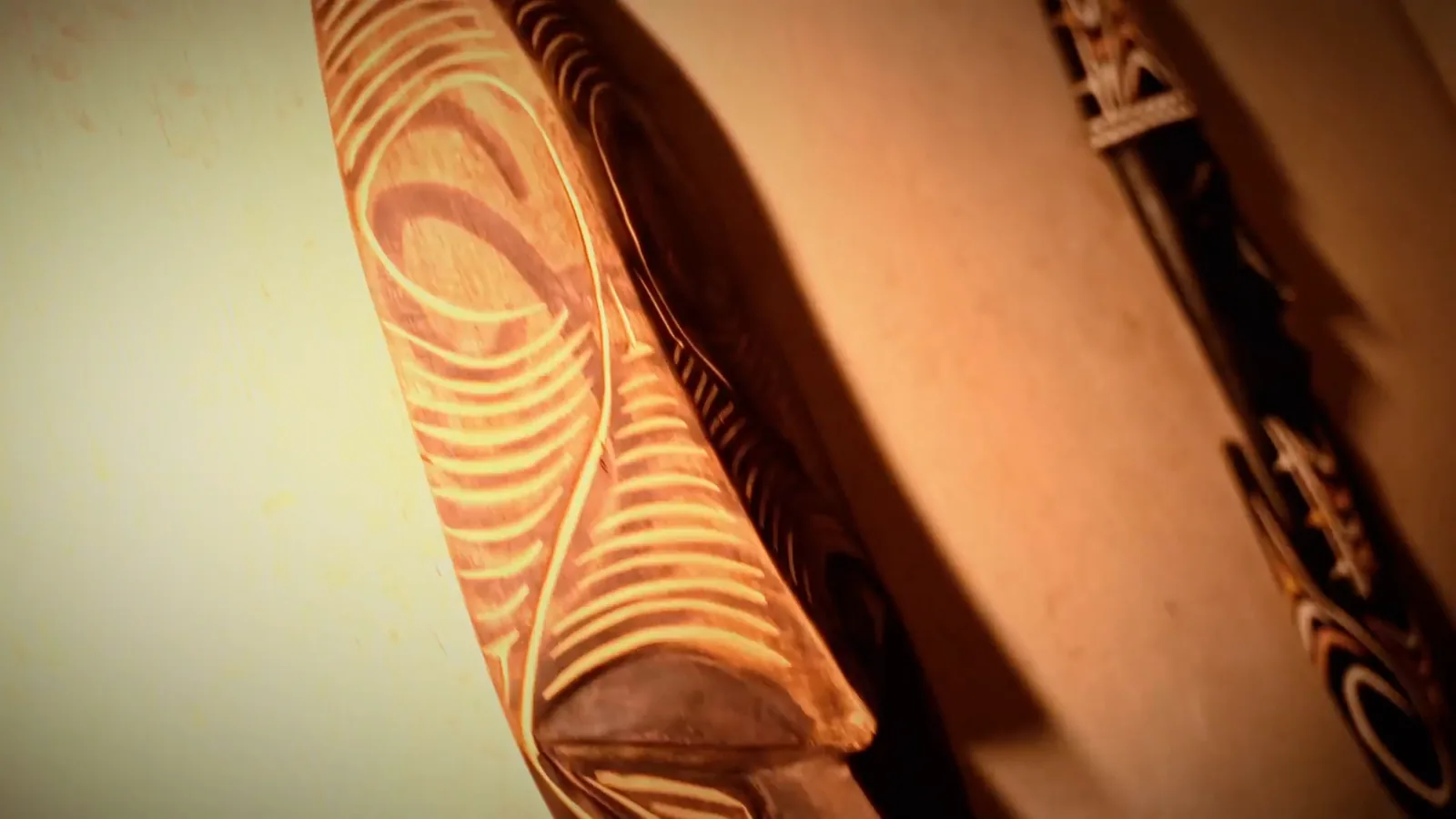 Rolled papyrus scrolls piled on a shelf in Dr Smith’s study, Entombed